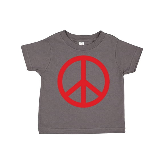 Inktastic Fun Red Peace Sign Boys or Girls Toddler T-Shirt