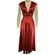 thumbnail image 3 of Vestido De Fiesta Vestido de fiesta elegante para mujer Vestido de manga con cuello en V Línea A Ropa diaria (Rojo S) Ygjytge para Mujer Rojo T L, 3 of 9