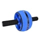 thumbnail image 3 of Rodillo de rueda abdominal, equipo de entrenamiento, gimnasio, herramienta de ejercicio en casa con almohadilla de entrenamiento (azul y negro), 3 of 5
