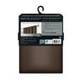 thumbnail image 5 of (3 pack) Eclipse Phoenix Solid Blackout Curtains, 84 Inch Long, Set of 2, Chocolate, 37" W x 84" L, 5 of 15