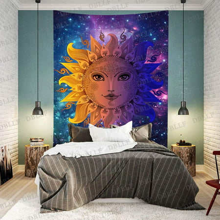 Moon Tapestry Starry Night Wall Fairy Tales Mandala Celestial Queen Size 60 X80 Flannel Art Photography Background For Living Room Dorm Bedroom Home Decor Gtyydb218 Canada - Celestial Home Decoração