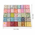 thumbnail image 2 of Precut Fabric Squares with 100% Cotton Twill, 50-Pack 10-Inch, Assorted Floral and Patterned Prints, for Quilting and Sewing Projects, 2 of 5