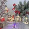thumbnail image 1 of Bola transparente de 8cm con luces, bola colgante, decoraciones navideñas, bola de decoración navideña, bola de Navidad para ventana, 1 of 2