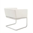 thumbnail image 3 of Eurostyle Ari Faux Leather Lounge Arm Chair in White, 3 of 4