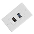 thumbnail image 1 of USB 3.0 DOS, Panel de Pared Multimedia, Probador CCFL de Audio EN, Toma de video LED de TV Integrada, 1 of 7