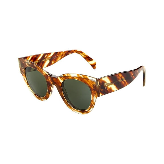 CELINE Women's CL40008I 48mm Sunglasses, Brown