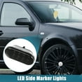 thumbnail image 2 of Par LED Lateral Marcador Giro Señal Luces Montaje Ahumado para VW Blanco, 2 of 7