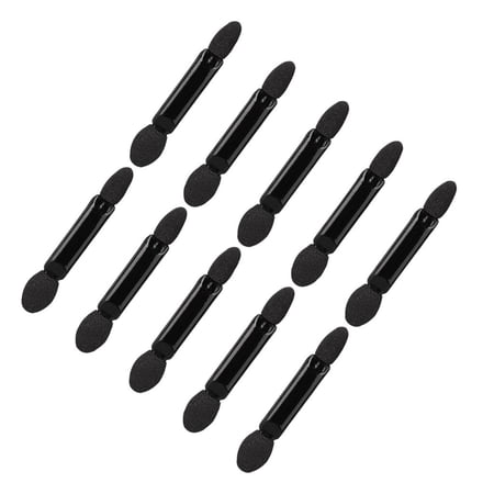 10Pcs Dual Sided Sponge Applicator Soft Brushe Brushes For Black Color