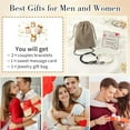 thumbnail image 6 of Couple Gifts Bracelets Matching Bracelets Adjustable Rope Bracelets for Couples Christmas Anniversary Valentines Gifts for Him Her Boyfriend Girlfriend Lovers Husband Wife, 6 of 6