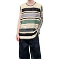 ATIENUBEE Sweater Vest for Men Sleeveless Round Neck Knit Tank Top
