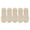 Beige, variant on Womens Socks 5 Pairs Casual Solid Anti Invisible No Show Socks for Women Beige One Size