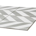 thumbnail image 6 of The Tile Life Larissa 4" x 4" Banda Gris Matte Porcelain Floor and Wall Tile Sample 1-Piece, 6 of 9