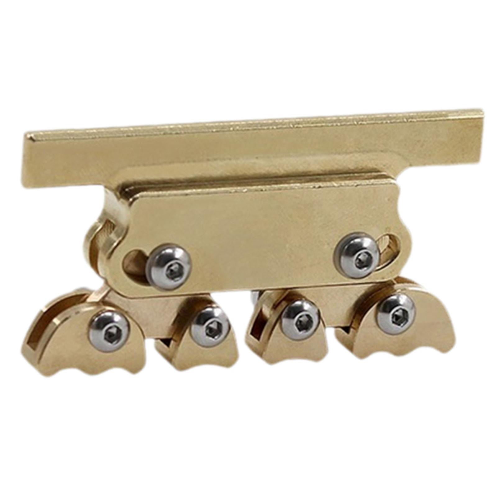 Radius Adaptive Guitar Fret Press Copper Tool Compact Design for Acoustic Bass Guitars DIY Repair