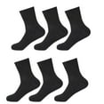 thumbnail image 4 of 3 Pair Cotton Socks Mens Women Not Binding Wide Extra Loose Top Moisture Wicking Ankle Socks for Swollen Foot, 4 of 8