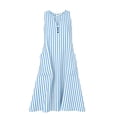 thumbnail image 4 of Snorda Women's Striped Dress Summer Round Neck Sleeveless Striped Solid Color Casual Dress Flowy Sundress Ideal for Daily Wear Beach Vacation & Party, 4 of 7
