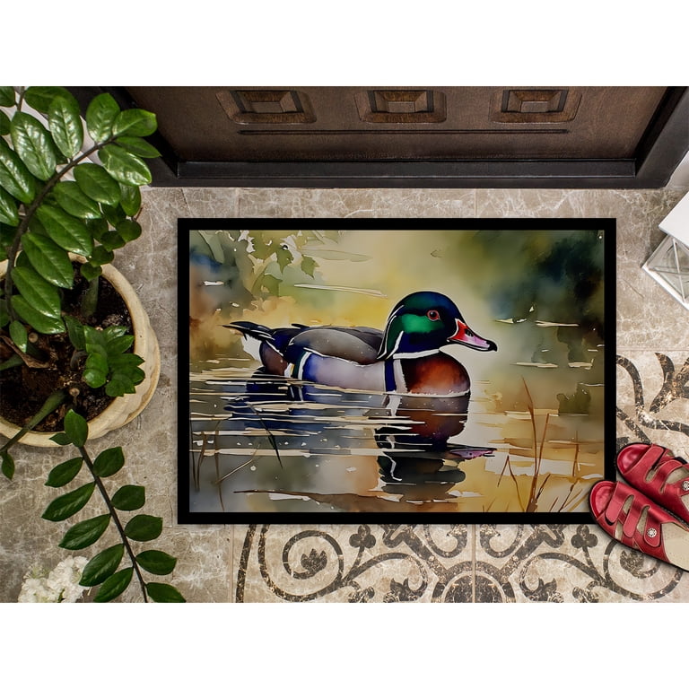 Carolines Treasures DAC3281JMAT 24 x 36 in. Unisex Wood Duck