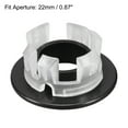 thumbnail image 3 of Uxcell Insert Spares Overflow Covers Plastic Electroplating for Bathroom Kitchen Mesh Hole Black 0.87" x 0.5" 2pcs, 3 of 3