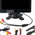 thumbnail image 4 of Monitor portátil de 7 "HD para coche, pantalla ancha a todo Color de 16/9 CC, 12V-24V, Monitor de coche de marcha atrás para soporte de succión de , cámara mariposa Sunnimix cámara de marcha atrás, 4 of 8