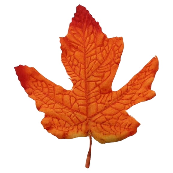 Style A 4.7 in Artificial Maple Leaf Fall Decor for Table and Wreath Crafts