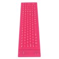 thumbnail image 3 of Foldable Silicone Silent Keyboard, Silicone Keyboard,108 Key Portable Soft Rubber Lightweight Waterproof Rollup Keyboard for Laptop PC Computer Travel Office Home, 3 of 8