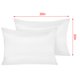 thumbnail image 4 of Funda de almohada 2pcs Funda de almohada de satén de poliéster Ropa de cama Funda de almohada para dormir, Blanco, US-S, 20x26 Pulgadas Yuarrent HA003643-04, 4 of 7