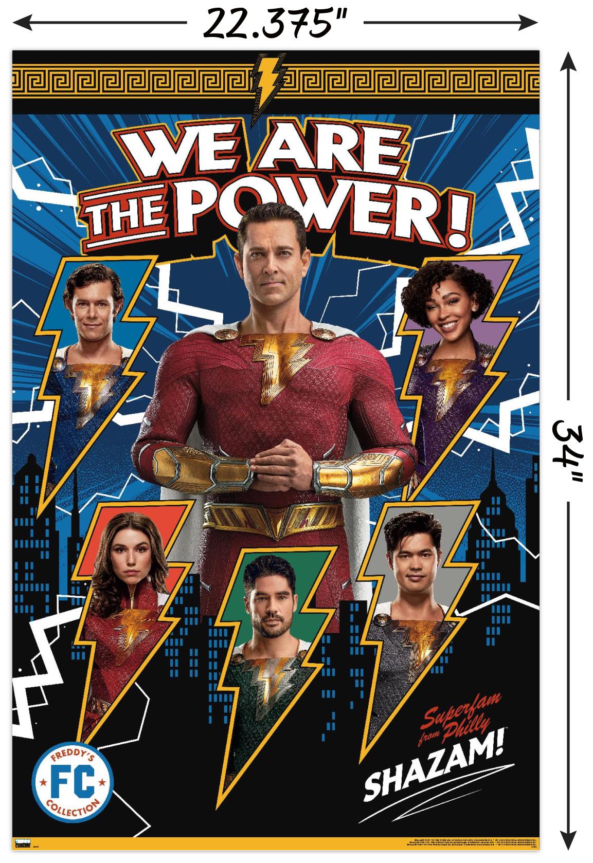 DC Comics Movie Shazam! Fury of the Gods - Family Wall Poster, 22.375" x 34"