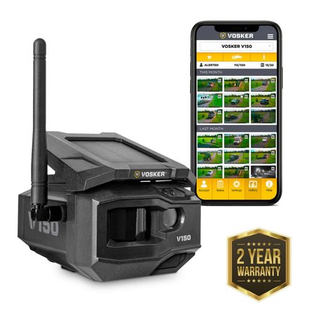 UPC: 0628504653302 | VOSKER 1201 V150 Solar-Powered LTE Cellular Outdoor Security Camera (Verizon Network)