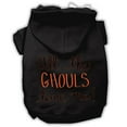 thumbnail image 3 of Halloween Pet, Dog  Cat Hoodie Screen Printed, "All The Ghouls Love Me", 3 of 10