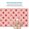 thumbnail image 4 of Sikiie Strawberries Mouse Pad, 16x29.5 Mousepad Desk Mat in Anti-Slip Rubber Mousepads Mat for Game Office Laptop Computer, 4 of 8