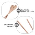 thumbnail image 3 of Mobutofu 2Pcs Stainless Steel Reptile Spoon with Bite Resistant Design for Precise Feeding and Fruit Mixing, 3 of 8