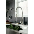 thumbnail image 7 of MOEN 5923BLS Align Single-Handle Pre-Rinse Spring Pull Down Sprayer Kitchen Faucet with Power Clean in Stainless Black, 7 of 7