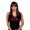 Black/Red, variant on Flirty Wig - Blue