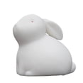 thumbnail image 4 of Dalazy Ceramic Rabbit Statue Bunny Animal Model Tiny Adorn for Wedding Party Decor 4.6cmx3.5cmx4.7cm, 4 of 8