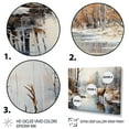 thumbnail image 3 of Designart "Deer Winter Charm" Animals Canvas Wall Art, 3 of 5