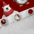 thumbnail image 4 of Feelyou Merry Christmas Child Blackout Curtains Set of 2 (52x84 Each), Reindeer Polar Bear Window Curtains, Kawaii Santa Claus Curtains and Drapes, Microfiber Bedroom Decor, 4 of 6