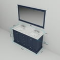 thumbnail image 6 of Lexora Home Dukes 60" Double Vanity with Mirror in Navy Blue, 6 of 8
