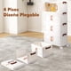 thumbnail image 4 of 4 Niveles Cajas de Almacenamiento, Contenedores de Organizador Plegable de Plástico con Tapas Y Ruedas, Cajas de Organización Apilables para Dormitorio, Sala y Cocina, 4 of 9