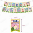 thumbnail image 2 of Peppa Pig Theme Birthday Banner Balloon Cake Arrangement, 2 of 5