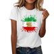 thumbnail image 2 of Tops de Cuello Alto para las Mujeres Amante Impreso Cuello Redondo Manga Corta Camiseta Casual, Blusa Diaria de Estiramiento Suave, 2 of 5