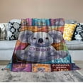 thumbnail image 2 of ARISTURING  Koala Blanket, Koala Gifts, Koala Gifts for Girls, Cute Koala Blanket for Girls, Best Koala Lover Gifts Ideas, Birthday Gifts for Koala Lovers, Koala Plush Fuzzy Throw Blanket, 2 of 6