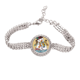 thumbnail image 1 of Festival de calcetin de Navidad muñeco de nieve Pulsera de tobillera de cadena de tenis, joyería de diamantes, 1 of 3