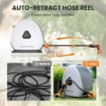 thumbnail image 4 of Giraffe Tools Ground Mounted Retractable Garden Hose Reel-1/2in-100ft, Light Grey, 4 of 10