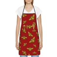 thumbnail image 3 of Yiaed Hohey Bee Golden Print Kitchen Apron with Hand Wipe Pockets,Big Pocket,Aprons for Women with Pockets, Waterproof for Cooking Baking, 3 of 7