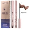 thumbnail image 1 of Colored Mascara - Waterproof and Smudge-proof Long Lasting Mascara, Brown - 2 Pack, 1 of 8