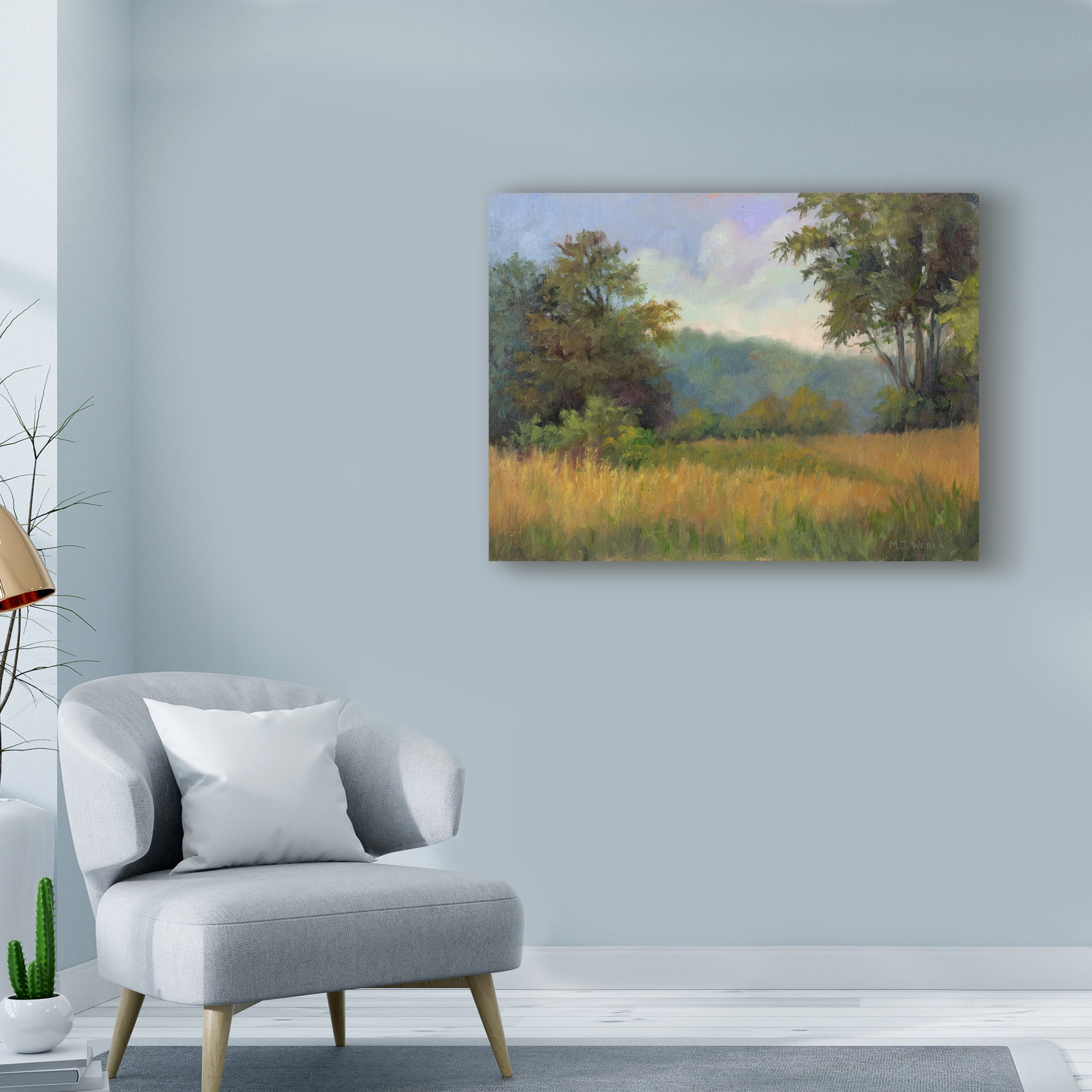 Trademark Fine Art 'View from Grailville' Canvas Art by Mary Jean Weber