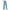 Blue, variant on Qingpeng Kids Girls' Jeans Casual Elastic Waist Denim Pants Solid Straight Leg Jeans