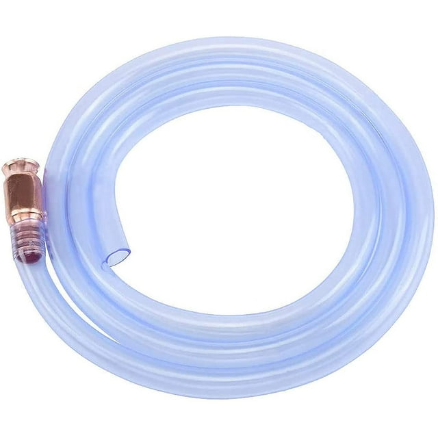 Siphon Hose Manual Siphon Pump for Gas/Gasoline/Fuel Water Shaker Liquid Siphon Transfer Siphon Self-Priming Automatic Pumping Hose (1.8m Long)