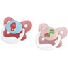 Dr. Brown's PreVent Butterfly Pacifiers 2 Pack - Pink (6-12 Months)