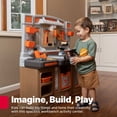 thumbnail image 3 of Step 2 Big Builders Pro Workshop Kids Workbench with Large Workspace, Electronic Elements and Plenty of Storage, 3 of 9