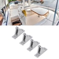 thumbnail image 4 of Top Mounting Hardware, Replacement Deck Hinge Shiny Polished 316 Stainless Steel   For Boat, 4 of 8